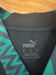Puma Borussia Black/Green Soccer Jersey 2022-23 Kit (M)