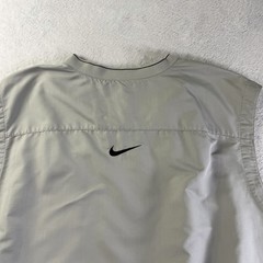 Nike Golf Windbreaker Vest Men XL Gray Sleeveless Pullover Water Resistant VNeck