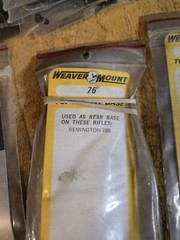 (1) weaver scope mount bases #47-89 (sold individually)