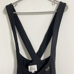 Nils Ski Bib Bibs Women’s 12 R Black Cross Back Stirrup Pants Vintage Snow Bunny