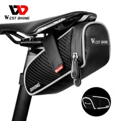 WEST BIKING Waterproof Bicycle Saddle Bag MTB Road Bike Cycling Seat Tail Bag