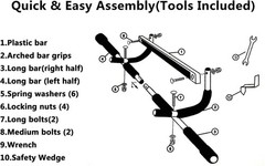 Doorway Chin Up Bar Pull Up Bar Sit Up Mutil-Function Home Gym Strength Training