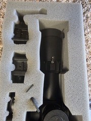 ATN 4- 12×60 LU Rifle Scope Mount Black 30mm Rings Rangefinder Never Used.