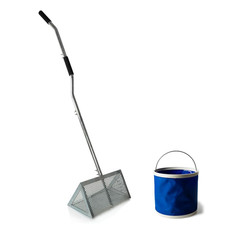 FleaRaider Sandflea Rake / 52 in Handle /16 in Basket SHIPS FREE FROM US