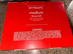 Embark Medium (25.5”) Anti-Burst Fitness Ball New With Pump + Manual