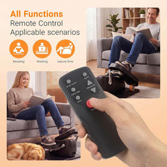 Under Desk Elliptical Machine Electric Leg Exerciser for Seniors Home Use with