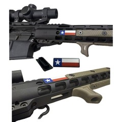 Snap-in M-LOK flags rail cover: USA,TX, AZ, AL, CO, NM, TN, Thin Blue, MAGA