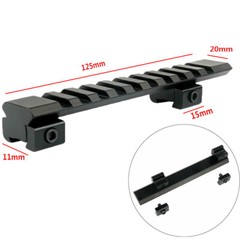 Low Profile 11mm Dovetail to 20mm Picatinny Rail Mount Adapter Scope Base Mount