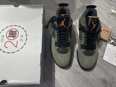 NEW (Men&rsquo;s) Undefeated X Jordan 4 Black green IB1519-200 – Size US 7-12