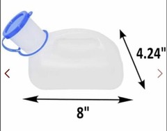 Unisex Urinal Bottle (1 Pack) – Portable Urinal For Men And Women – US Seller