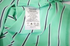 FootJoy Golf Team Stripe Polo Mens Size XL Seafoam Regular New INV13669216