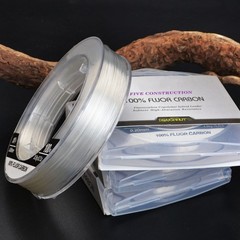 100% Fluorocarbon Fishing Line Carbon Leader Line Wire Big Game Mono 50m 100m