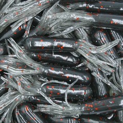 6 pk. 3.5&Prime; Salt Tubes Soft Plastic Bass Fishing Baits Color Choice