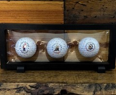 Vice Drip U.S. Open 124th, 125th, 126th Golf Balls With Display Case Set Of 3