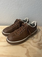 Peter Millar Pebbled Leather Hybrid Golf Course Shoe Mens 9 Brown Spikeless