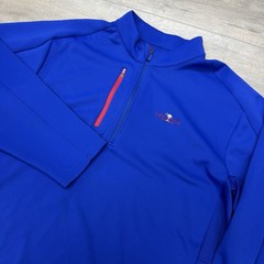 Antigua True Blue Golf Club Blue 1/4 Zip Pullover Men’s Sz 3XL Performance Golf