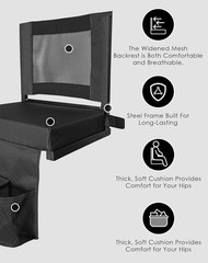 GCI Outdoor SitBacker Adjustable Seat with Back Support
