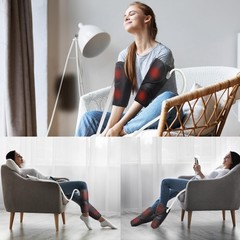 QUINEAR Leg Massager and Air Compression, Calf Massager with 3 Modes 3 Intens…