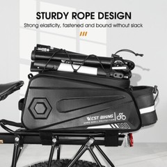 WEST BIKING Waterproof MTB Bike Pannier Bag Bicycle Rear Rack Pack Carrier Bag