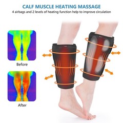 QUINEAR Leg Massager and Air Compression, Calf Massager with 3 Modes 3 Intens…