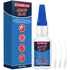 Arrow Glue 30 g, Fletching Glue, Instant & Clear Adhesive for Carbon Arrows, …