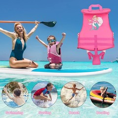 Kids Swim Vest for 20-70 Pounds Boys and Girls, Easy On/Off Zipper, Swimming …