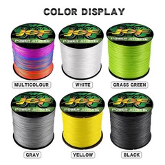 JOF 4 Strands Fishing Line 300/100M Braided PE Fishing Strong Fishing Line Multi