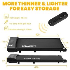 Walking Pad Treadmill – 2.5 HP,Under Desk/Office Use,Remote Control 300LBS