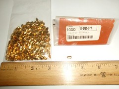 *READ* Unknown Quantity ~1/4&Prime; Gold T1 Teardrop Ice Jig Blades Lure