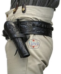 USA SELLER Western cowboy Gun Leather Cross Draw gun Holster Fits to 4&Prime;-6&Prime; Barre