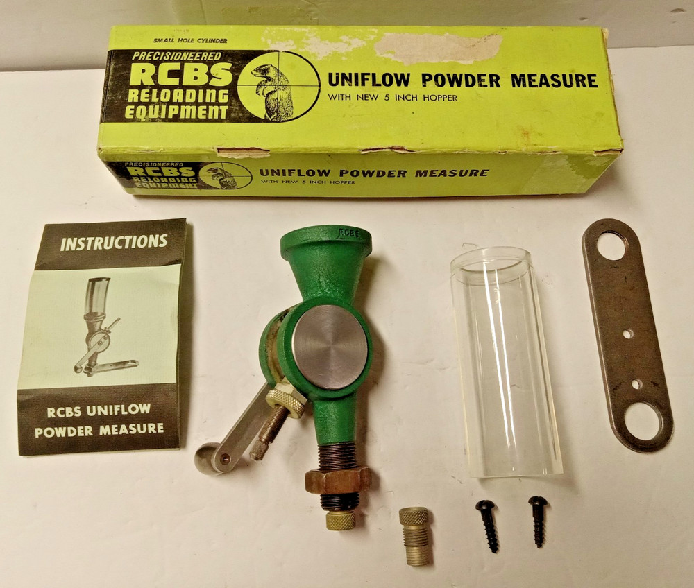 RCBS Uniflow Powder Measure Original Box Preowned No Top Quick Ship