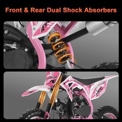 Gas Dirt Bikes Mini Dirt Bike 50CC 2-Stroke Gas Bike Motocross Moto for Kids