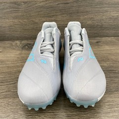 New Balance Burn Low Lacrosse Cleats Mens 5 Womens 6.5 Grey Blue BURNLF14