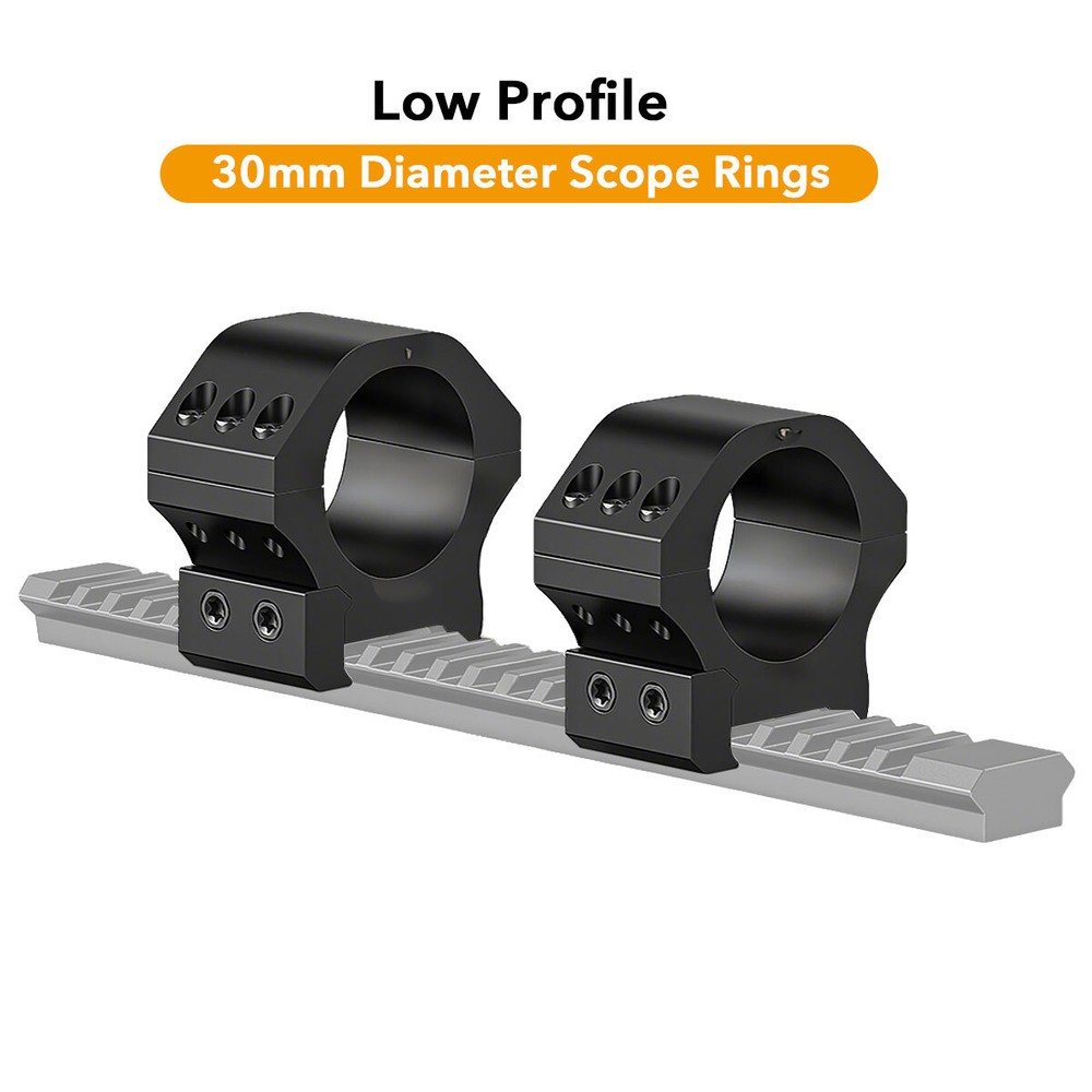 30mm Scope Rings Low/Medium/High Profile Scope Mount For Standard Picatinny Rail
