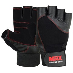 MRX Unisex Weight Lifting Gloves Gym Training Workout Bodybuilding Leather Glove
