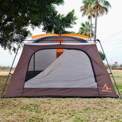 Extra Large Tent 12 Person,Family Cabin Tents,2 Bay-Windows,2 Rooms and 3 Doors