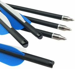 12PCS Crossbow Bolts Hunting 20In Carbon Arrows OD 8.8mm Archery Shooting Target