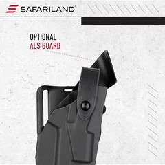 SAFARILAND 7360 7TS ALSSLS MID-RIDE LEVEL III RETENTION DUTY HOLSTER STX – BLACK