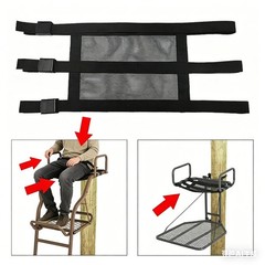 Adjustable Tree Stand Seat Replacement Universal Fitting Ladder Stand Seat–==%