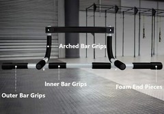 DOORWAY CHIN UP BAR PULL UP BAR SIT UP MULTI-FUNCTION HOME GYM