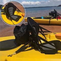 Universal Adjustable Detachable Comfortable Kayak Fishing Boat Seat w/Storage Ba