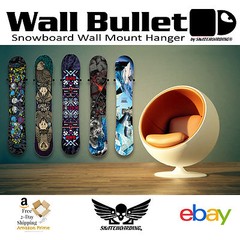 Snowboard wall mount hanger rack Sims Burton Nitro Flow Arbor Union Jones Forum