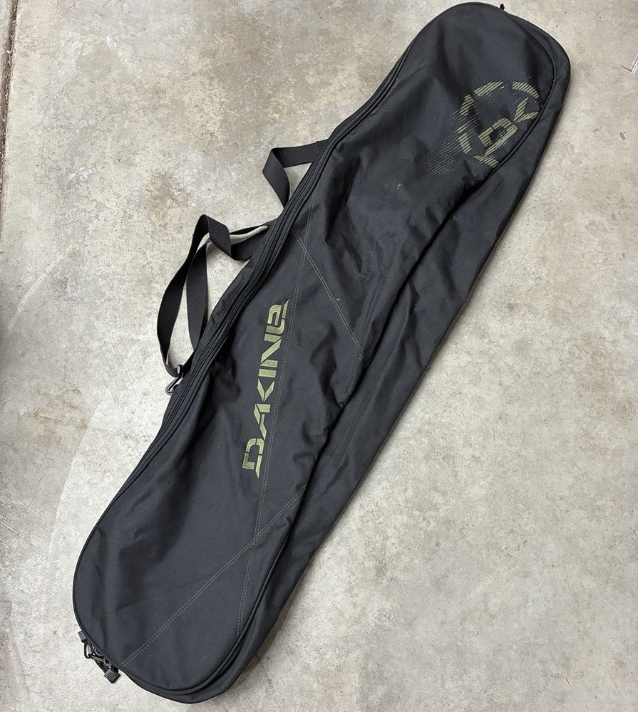 Dakine Black & Green Travel Airport TSA 56 Inch Carry Snowboard Bag 142 CM