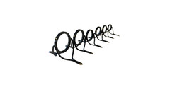 Rod Building Guide Set 9 Pack, Double Foot, Silver or Black Very Durable