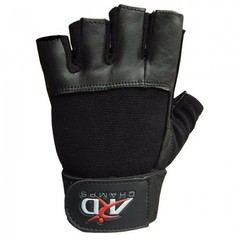 ARD CHAMPS™ Leather Weight Lifting Gloves Long Wrist Wrap Exercise Training Gym