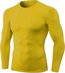 Compression Shirt Long Sleeve Thermal Undershirt Sports Base Layer for Men Woman