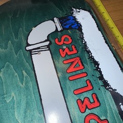 Carlsbad Pipelines Skateboard Deck – Size 8.25 – +8 Stickers – New!