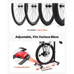 Uimoso Bike Stand 2-Pack Freestanding Rack with Vertical & Horizontal Storage