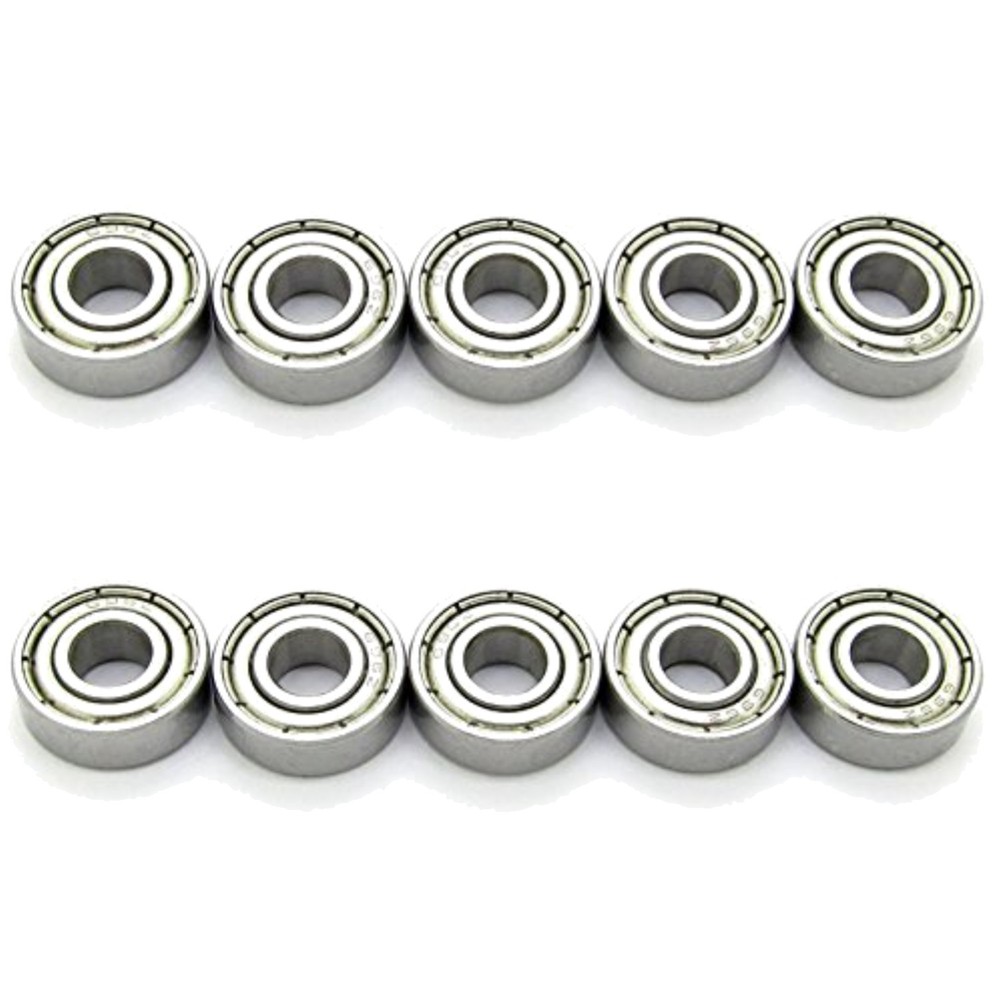6mm Ball Bearings 15mm Outer Diameter 5mm Thickness Pack of 10