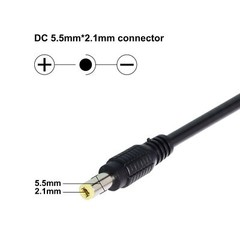 54.6V/5A Charger Adapter DC5.5*2.1 Plug Fast Charge For 48V Ebike Li-ion Battery